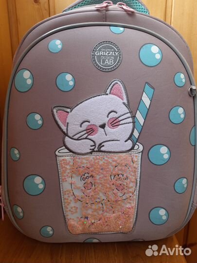 Рюкзак школьный grizzly для девочки