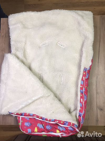 Зимний конверт в коляску и автолюльку