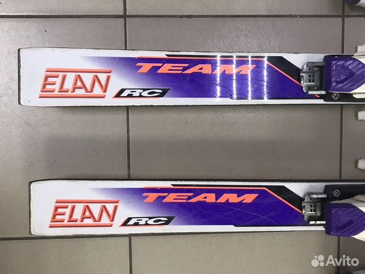 Горные лыжи elan team rc с ботинками alpina