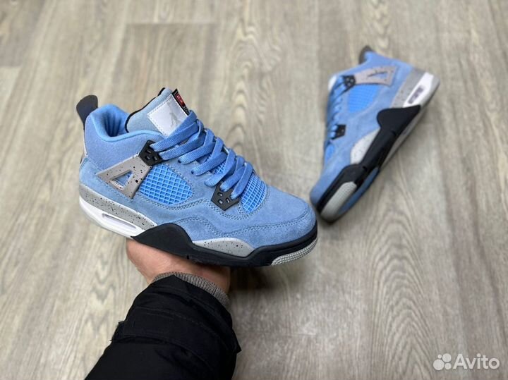 Кроссовки Air Jordan 4 University Blue (36-45)