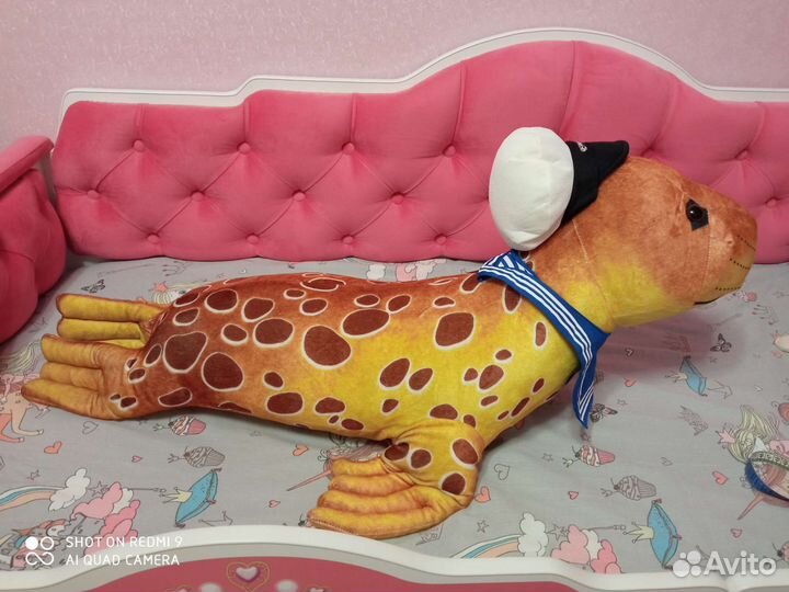 Мягкая игрушка морской котик новая