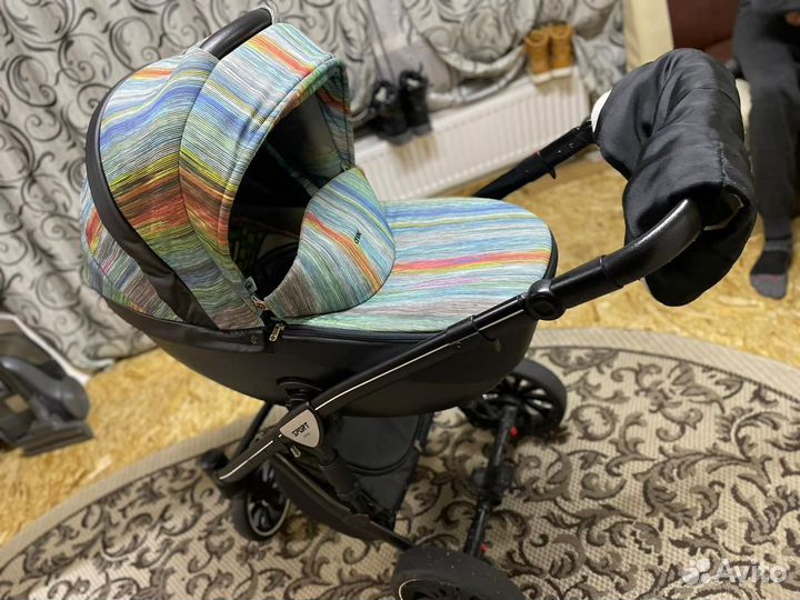 Коляска adamex 3 в 1 бу