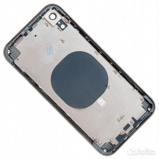 Задняя крышка в сборе с рамкой для iPhone XR, черн