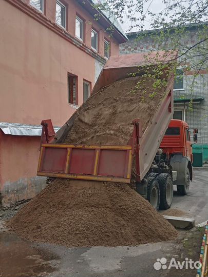 Песок карьерный