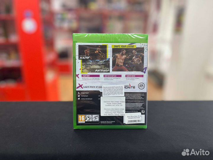 Диск Xbox One UFC 4 (Новый)