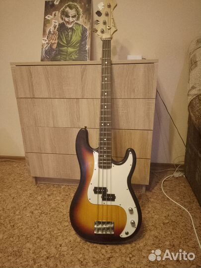 Басс гитара 4 струны Aria pro 2 STB