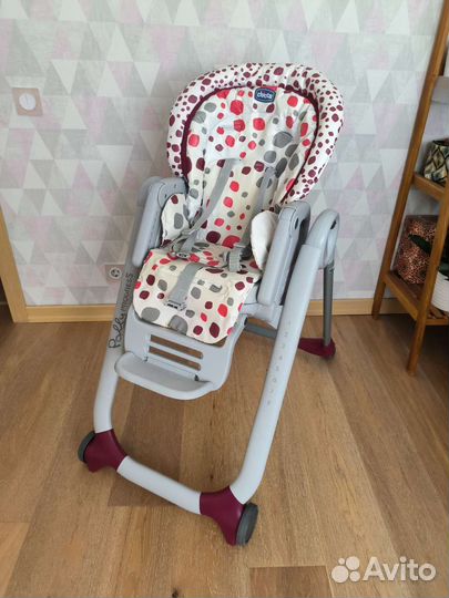 Стульчик для кормления chicco polly progress 5