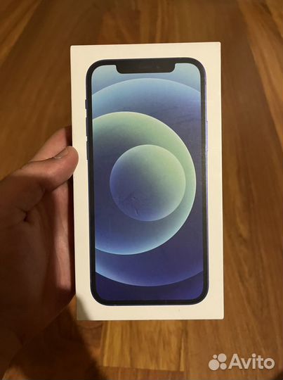 Коробка от iPhone 12 Blue