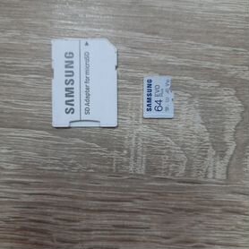 Карта памяти Samsung EVO Plus 64GB microSD