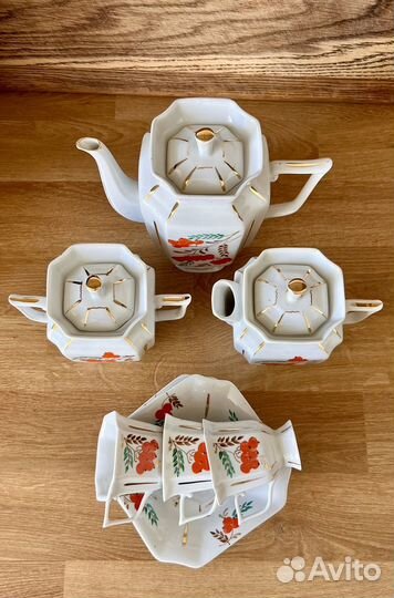 Кофейный сервиз СССР сысертский фарфор