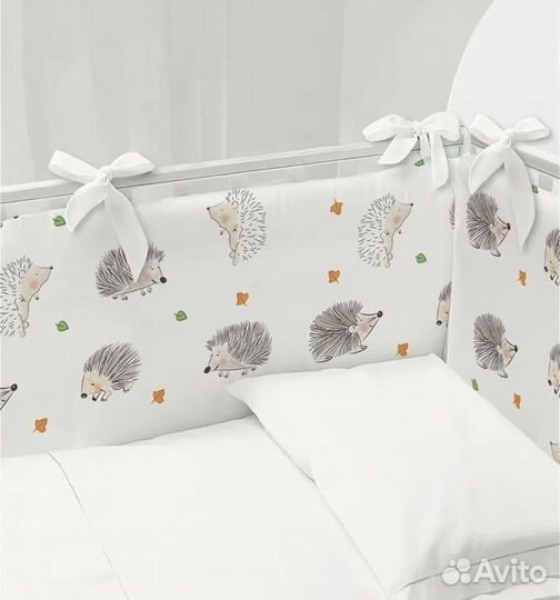 Бортики в детскую кроватку для новорожденных