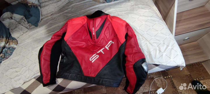Мотокуртка кожаная lindstrands str 54р