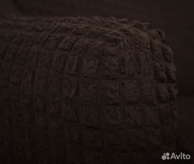 Набор чехлов на диван и два кресла, цвет Шоколад