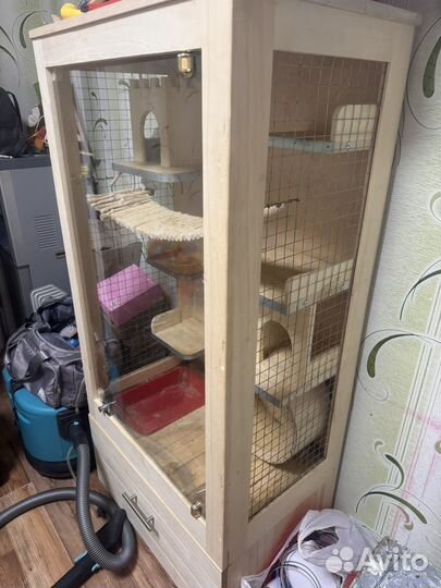 Клетка витрина для грызунов