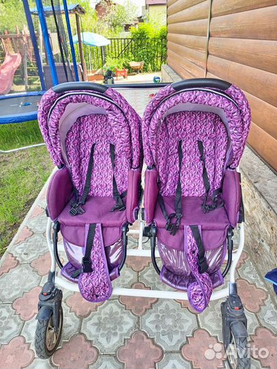 Коляска для двойни 2 в 1