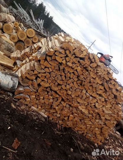 Дрова колотые березовые, дрова колотые ольховые