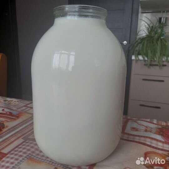 Молоко коровье домашнее