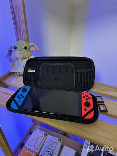 Nintendo Switch oled с играми