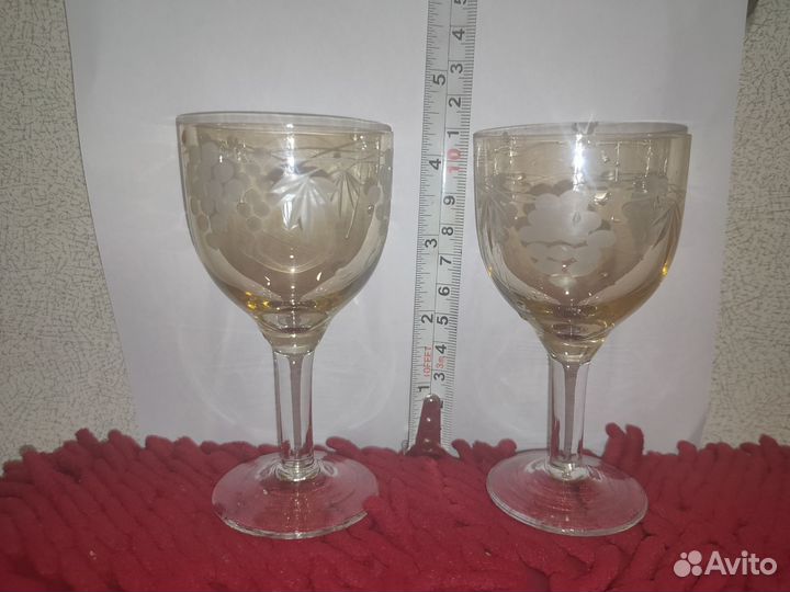 Посуда СССР цветное стекло