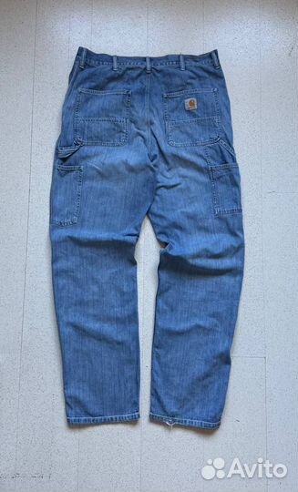 Джинсы carhartt single knee 34x34