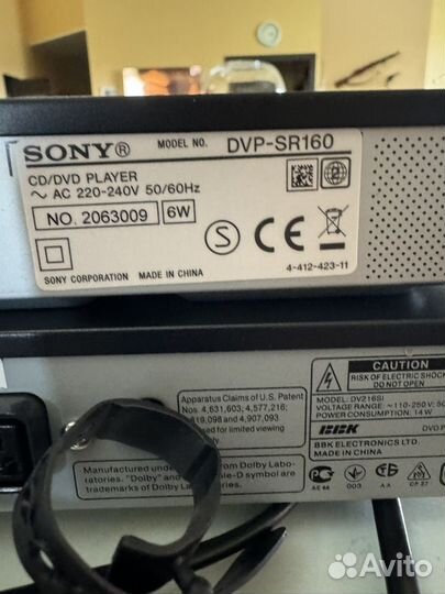 Dvd плеер bbk+sony(2 шт.)