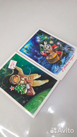 Открытки СССР с новым годом
