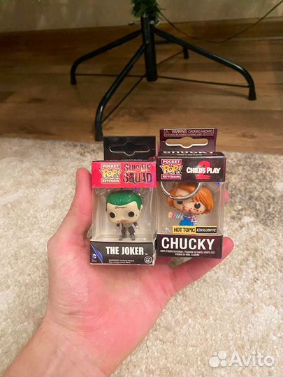 Фигурки pop keychain джокер и чаки