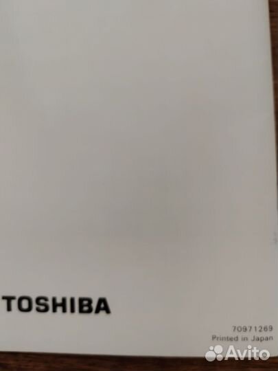 Руководство видеомагнитофона Toshiba M-109CZ