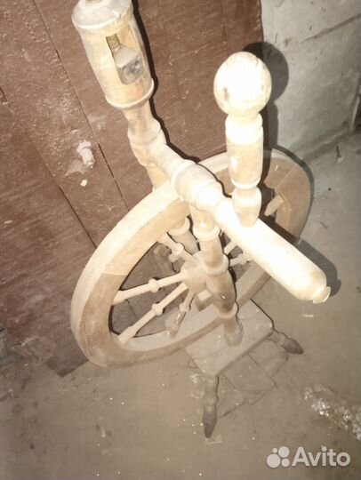 Прялка деревянная старинная