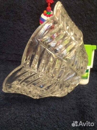 Хрустальная ваза для цветов и конфет