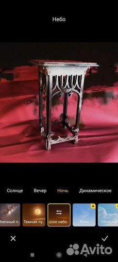 Готический стол для кукол 40 см + для коллекционер