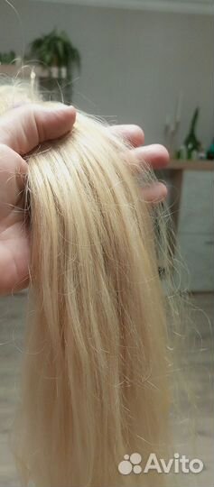Волосы для наращивания блонд