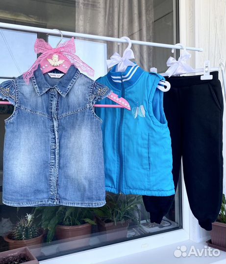 Вещи пакетом для девочки 104