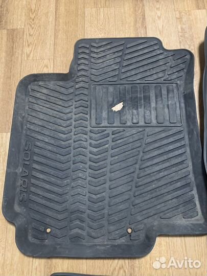 Коврики на hyundai solaris 1 оригинал