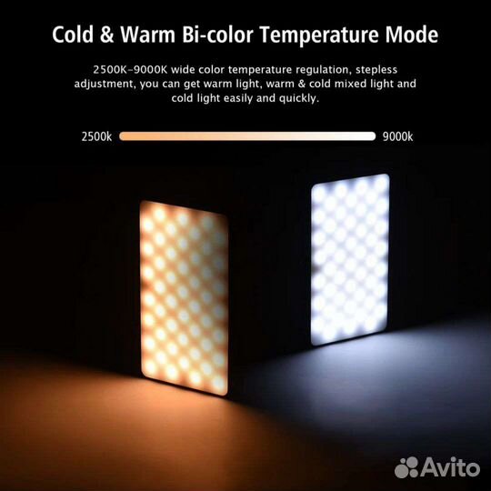 Andoer W140 RGB свет Youtube TikTok (новый)