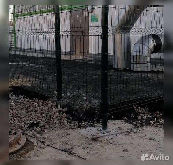 Сетка для забора 3d