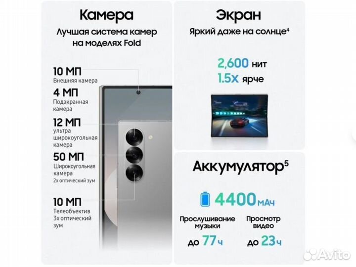 Samsung Galaxy Z Fold6, 12/1 ТБ