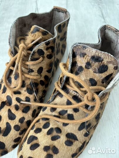 Полуботинки из меха пони Maruti