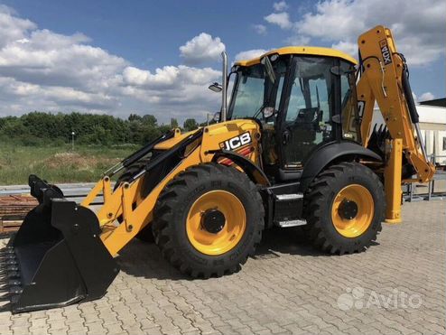 Аренда услуги экскаватора погрузчика JCB