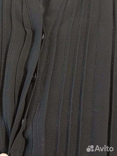 Новое чёрное шифоновое платье H&M