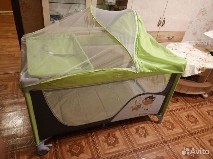 Детская кровать манеж capella s10-2