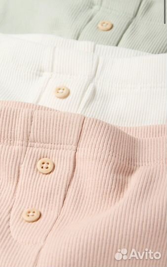 Леггинсы в рубчик набор C&A новые 74,80