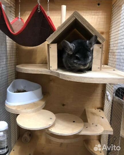 Клетка для шиншиллы,новые