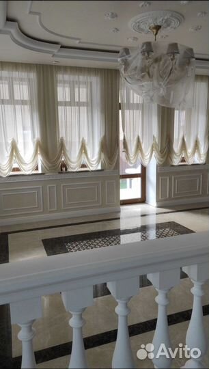 Шторы, карнизы под ключ, выезд дизайнера с образ