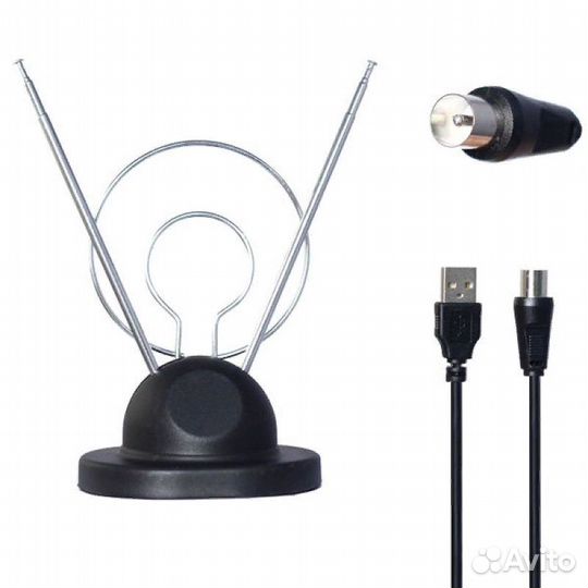 Антенна комнатная ANT04 для цифрового тв 3дБ