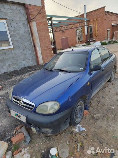 ЗАЗ Sens 1.3 МТ, 2007, битый, 242 227 км
