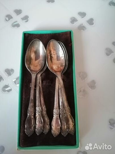 Мельхиоровые кофейные ложки СССР