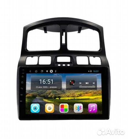 Штатная магнитола Hyundai Santa Fe 2000-06г