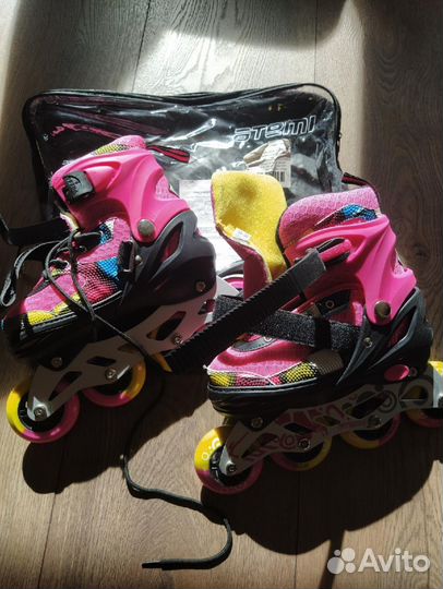 Роликовые коньки раздвижные 35 38