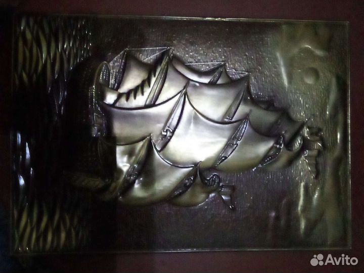 Картина чеканка СССР